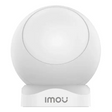 Spherical white smart home device or security camera with ’Imou’ branding on the base.