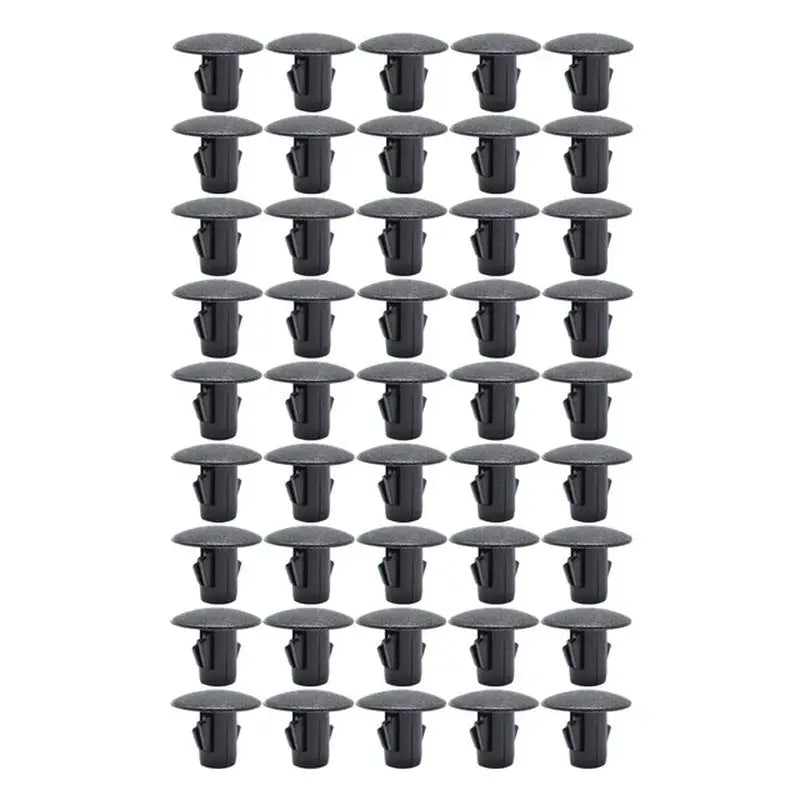 a set of black plastic cup holders