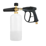 the spray gun is a black and gold spray gun