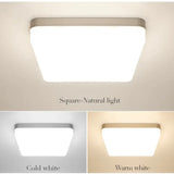 The square led ceiling light in various colors