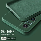 the back of a green iphone case with a camera lens