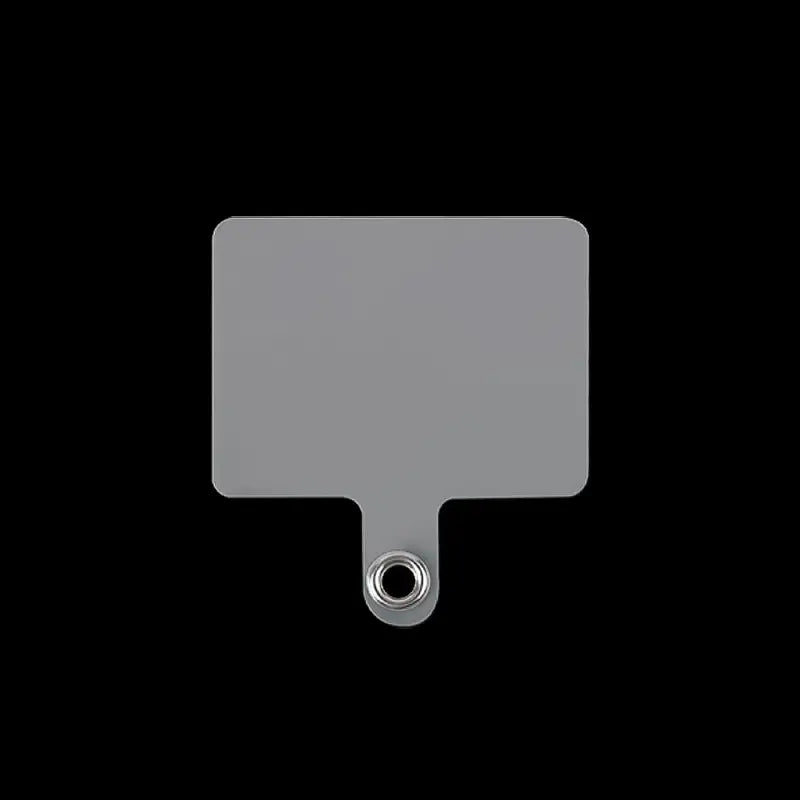 a white square shaped object on a black background