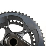 a close up of a bicycle chainring with a chainring on it