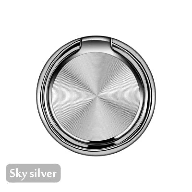 a stainless steel knob with a round shape