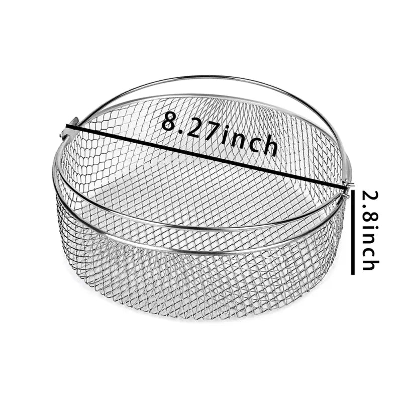 stainless steel mesh basket for food storage