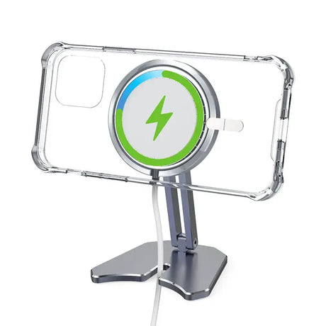 The charging stand for iphones and tablets