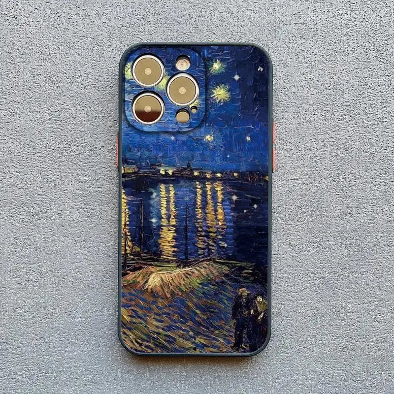 starr night over the rhone phone case