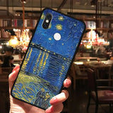 starry night over the rhone by van gogh phone case