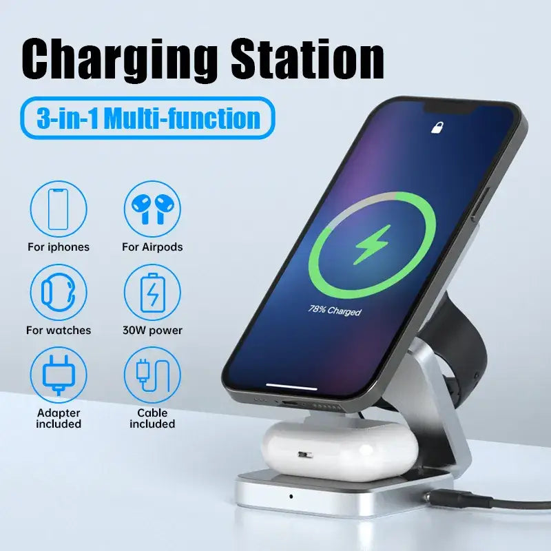 Charging station for iphones and tablets