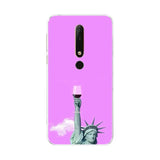 the statue of liberty pink back cover for motorola z3