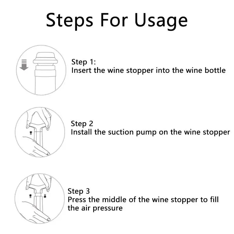 step by step instructions for the wine bottle