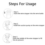 step by step instructions for the wine bottle