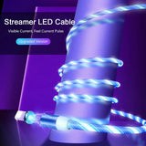 a blue and white cable with a light blue cable