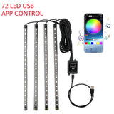 2x led strip light with remote control