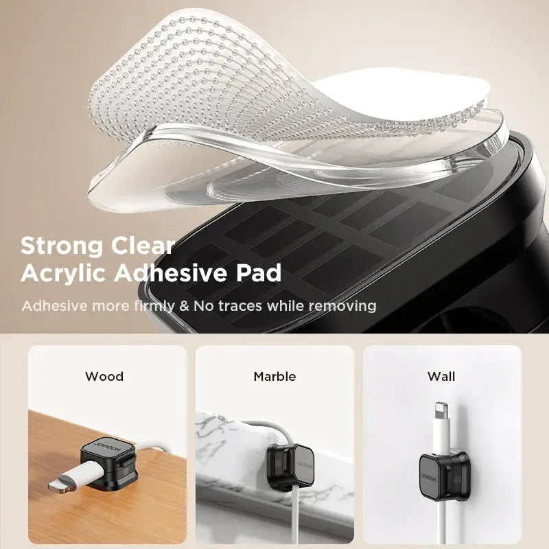 the strong adhesive pad is a great way to keep your desk from getting too