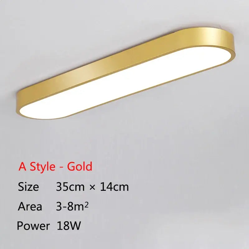 a style gold led ceiling light