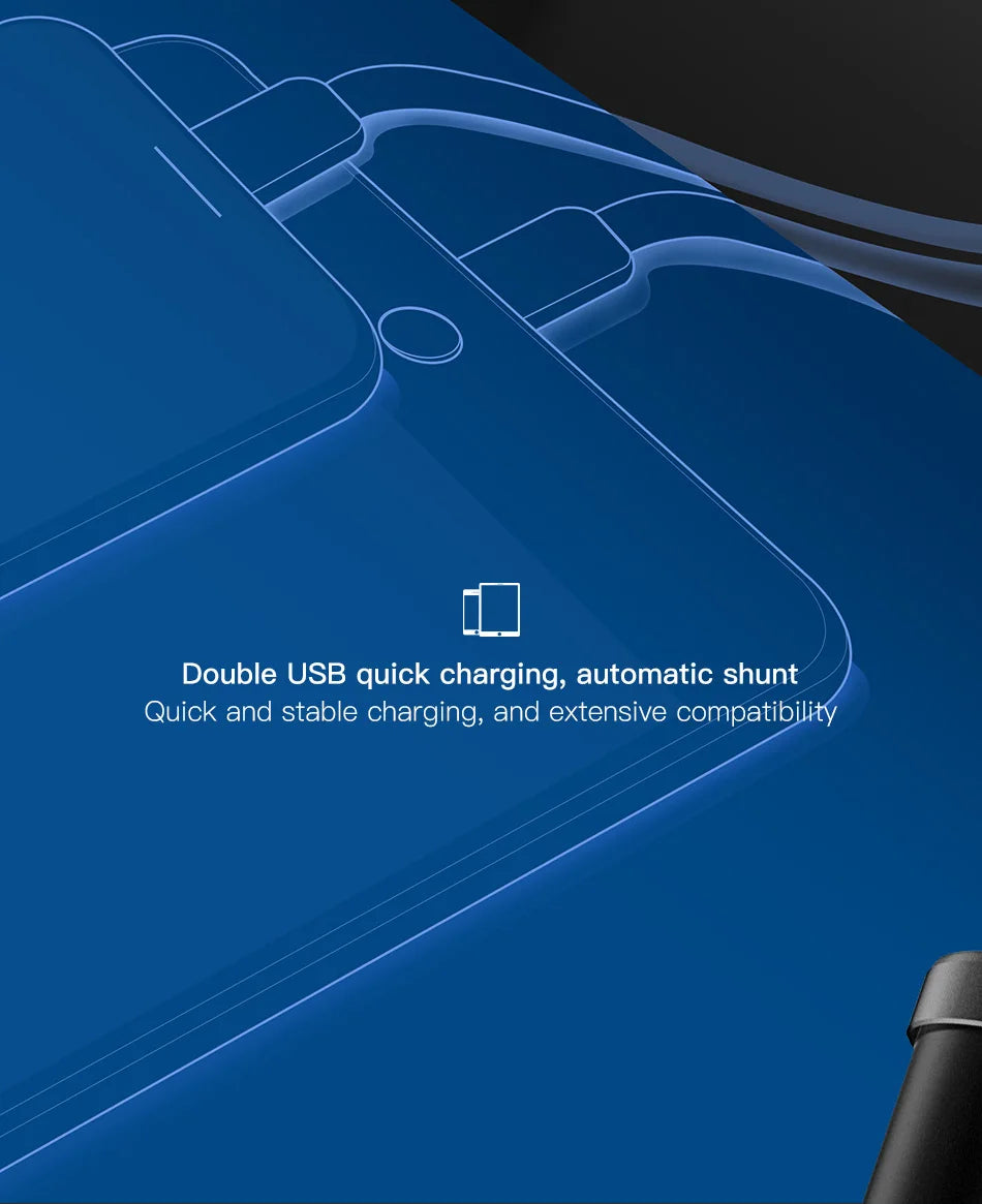 Stylized outline of a smartphone or tablet device with USB charging capabilities.