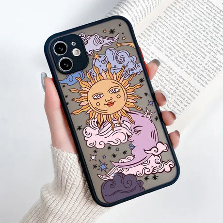 The sun and moon phone case