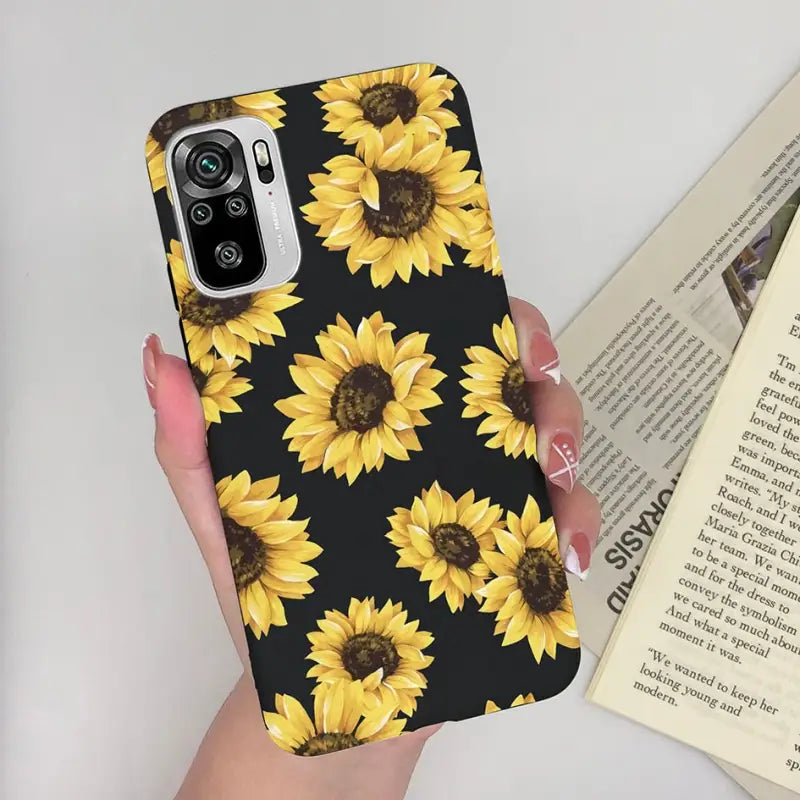 sunflowers phone case