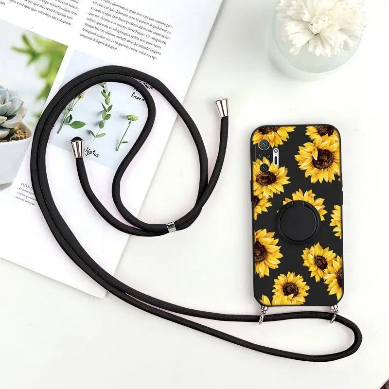 sunflowers phone case