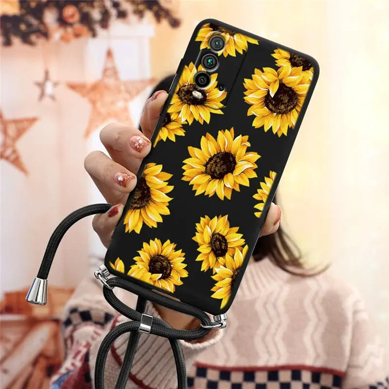 sunflowers phone case