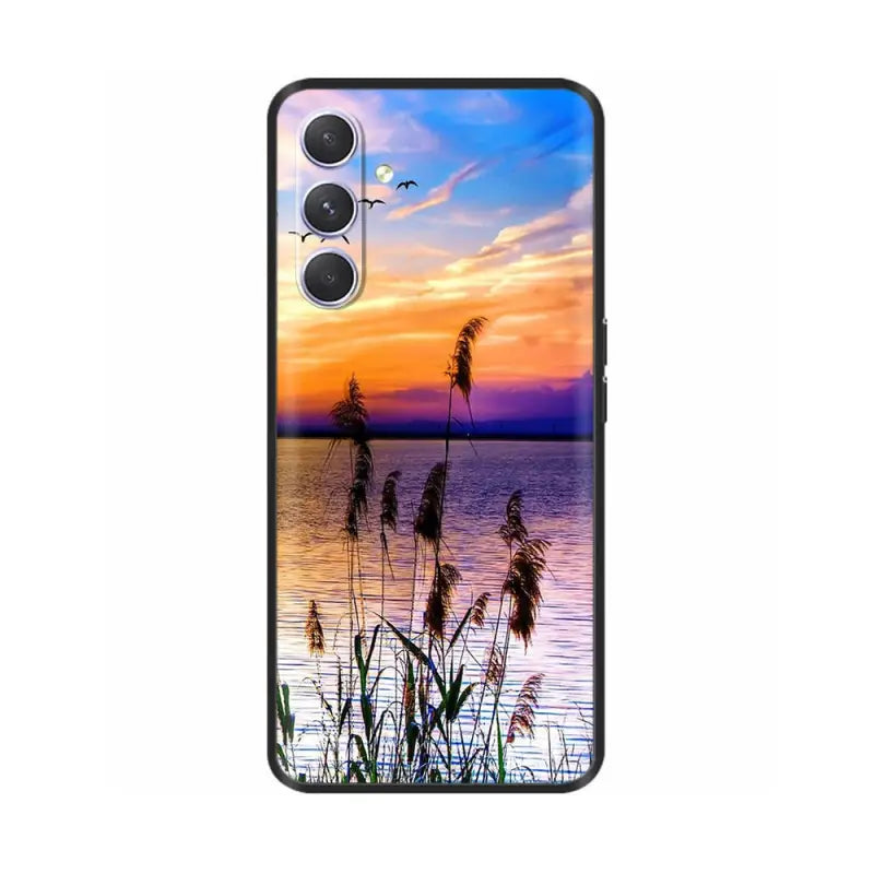 the sunset over the lake google pixel pixel case