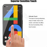 a hand touching a smartphone screen with the text super sensitive touch