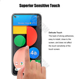 a hand touching a smartphone with the text super sensitive touch