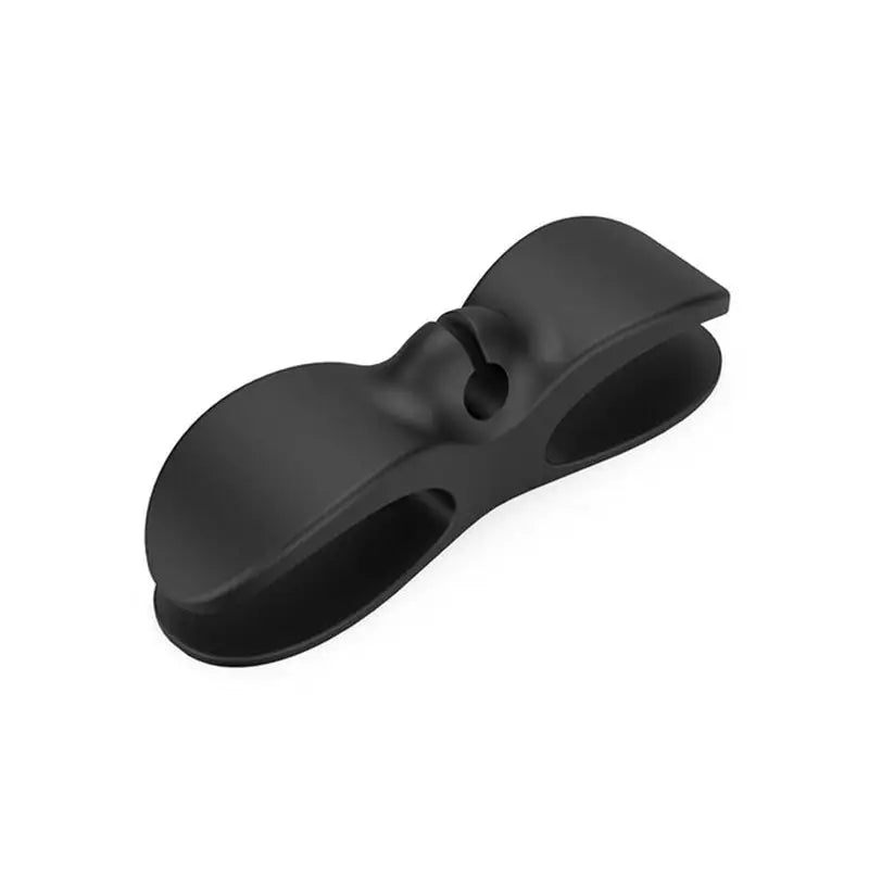 a black plastic handle for a camera