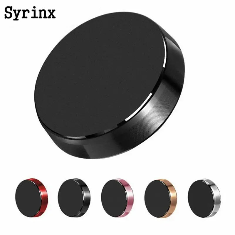 a round metal knob with four different colors