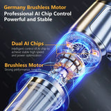 the top view of the dual brush motor with the text, `’dual brush motor ’