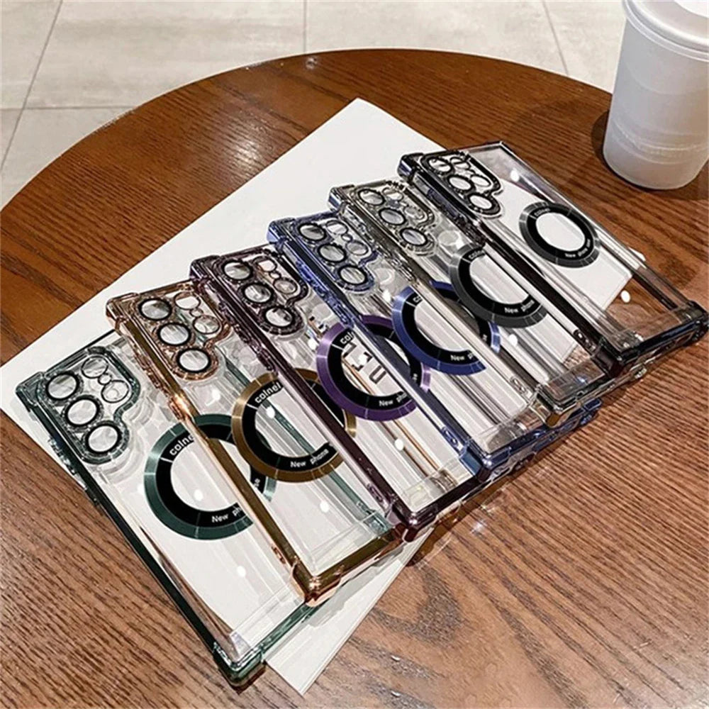 A table with a bunch of cassettes on it