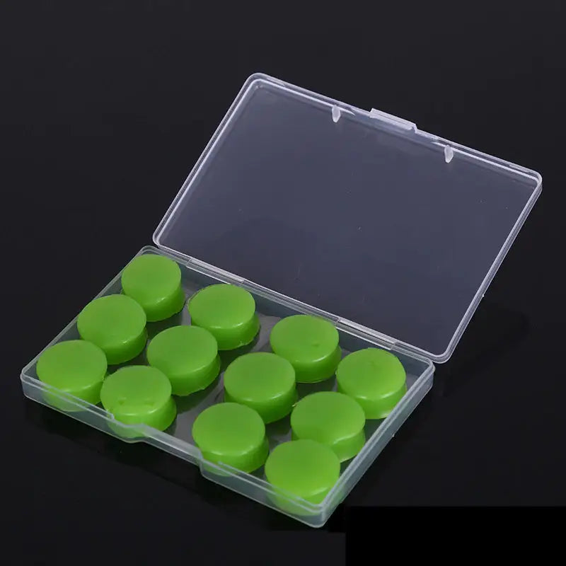 green glower glowers in a clear plastic case