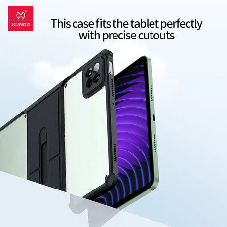 Tablet case with precise cutouts.