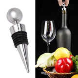 a bottle opener with a wine bottle and a basket of vegetables