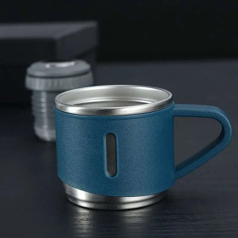 thermo stainless mug with handle