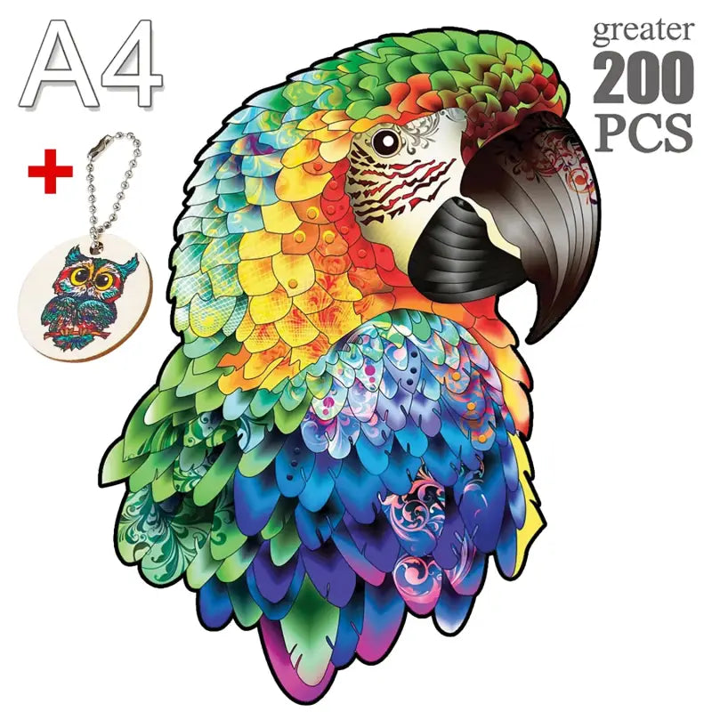 a4 tattoo kit - parrot