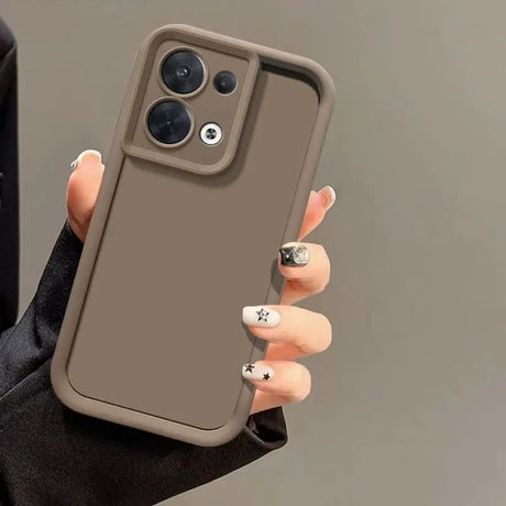 Taupe phone case.