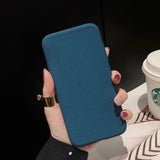 Teal phone case.