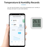 the temperature controller is shown on a smartphone screen