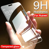 9h hardness tempered screen protector for hua