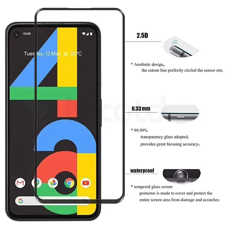 a close up of a phone with a google logo on it