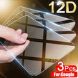 a hand holding a glass screen protector