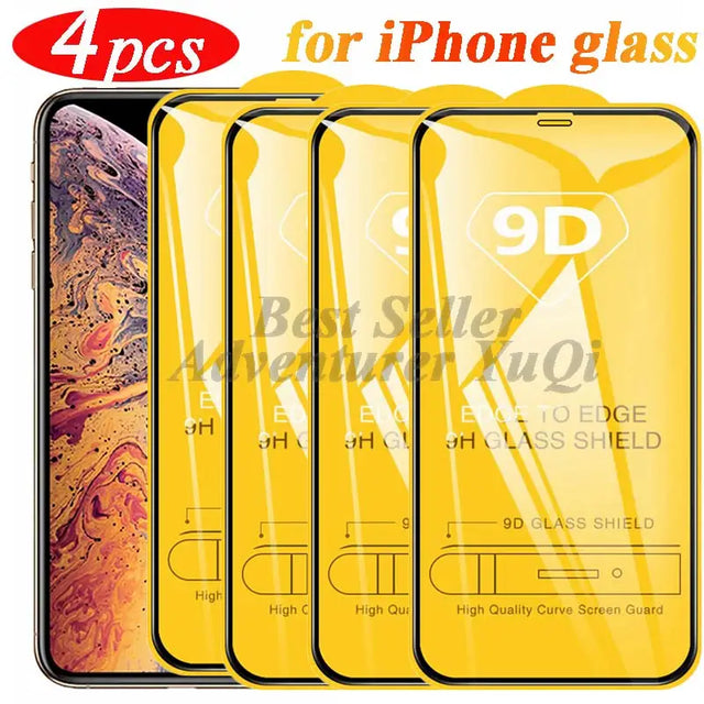 4x tempered screen protector for iphone x