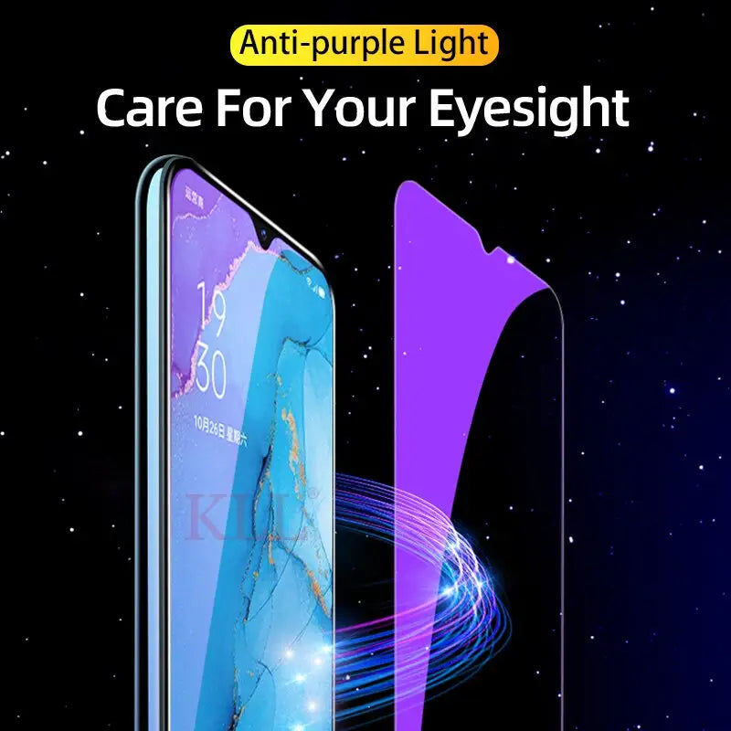 a smartphone with the text,’anti - light ’