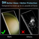 the glass screen protector is a great way to protect your phone from scratches