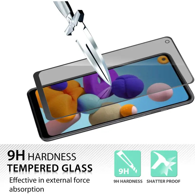 9h hardness tempered screen protector for samsung galaxy s6
