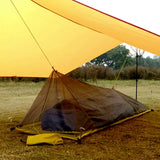 a tent with a tare