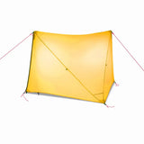 the north face tent with the inner section closed
