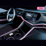 the interior of the tesla i - d electric car